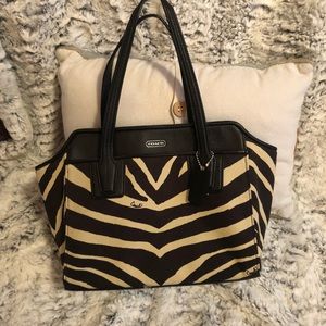 Zebra Coach Cross Body